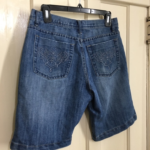 Zena Jeans Women Denim Short Size 10 - Picture 6 of 10
